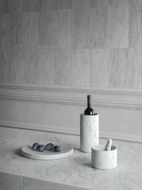 Italian Bianco Carrara White Marble for backsplashes mosaic tiles