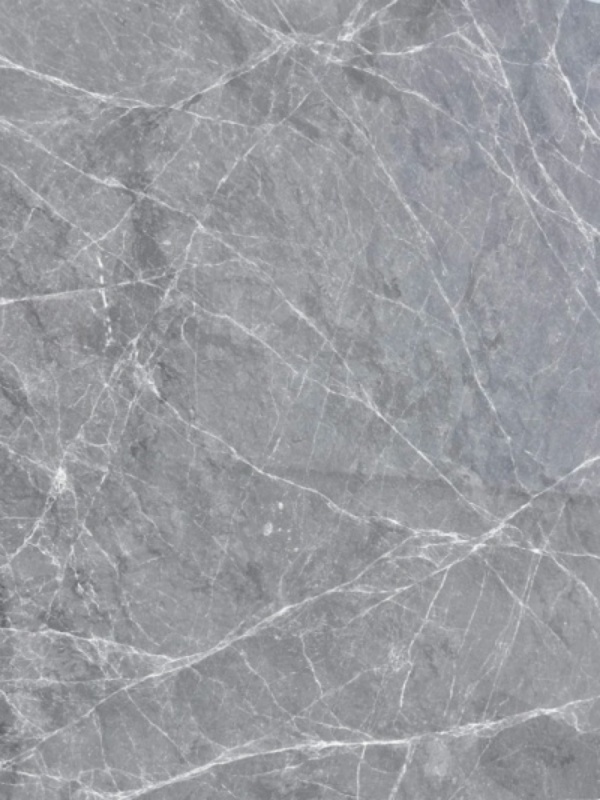 Hermes Grey Marble Polish slabs for tiles